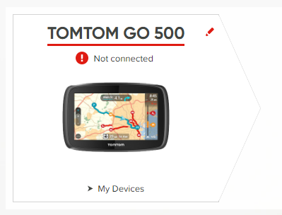 device not connected